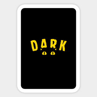 The Dark Cat Sticker